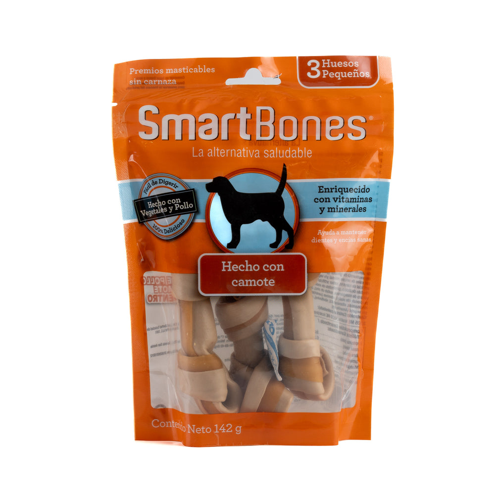 PREMIOS PARA PERRO HUESOS SABOR CAMOTE SMARTBONES