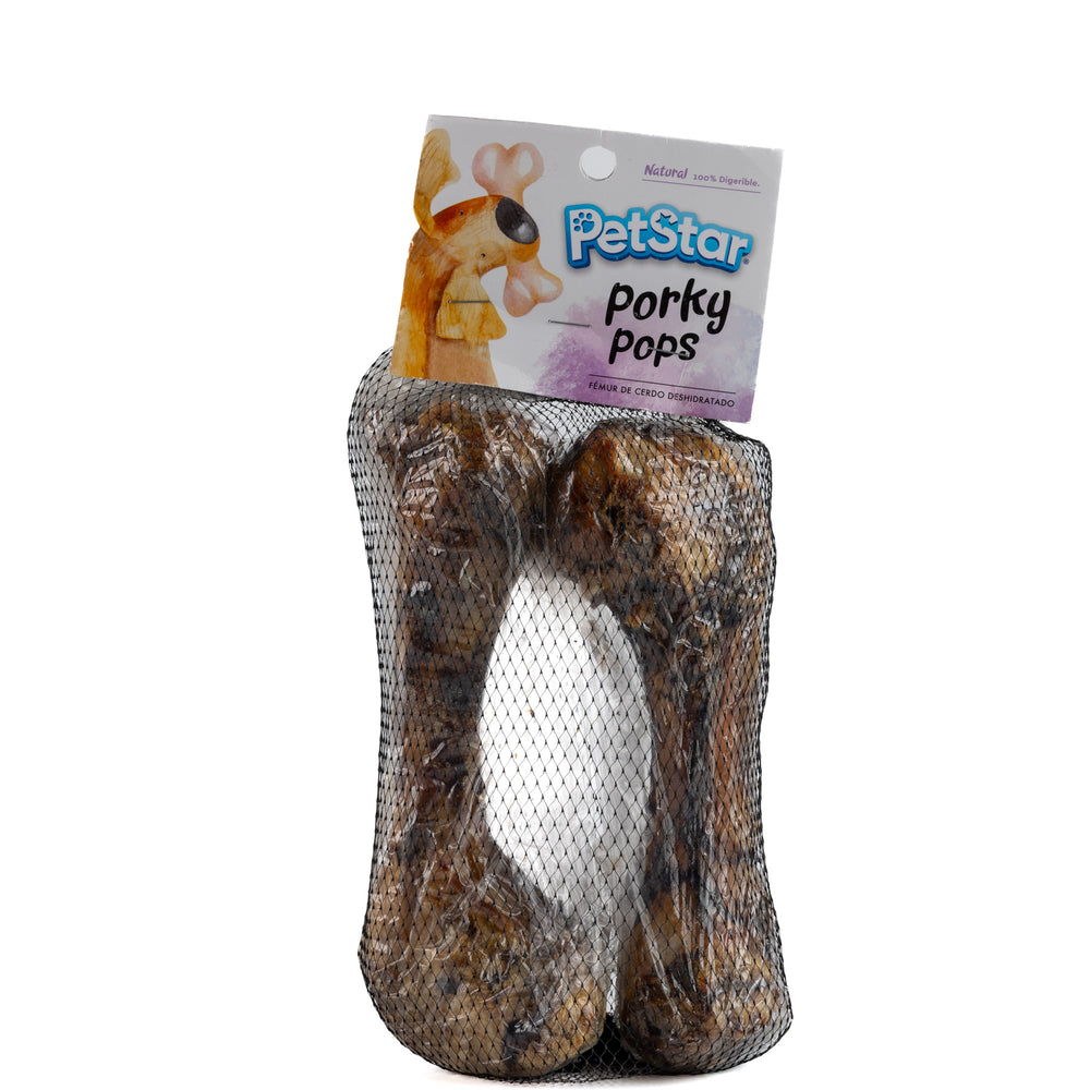 HUESOS AHUMADOS PARA PERRO FEMUR DE CERDO 2 PIEZAS PETSTAR