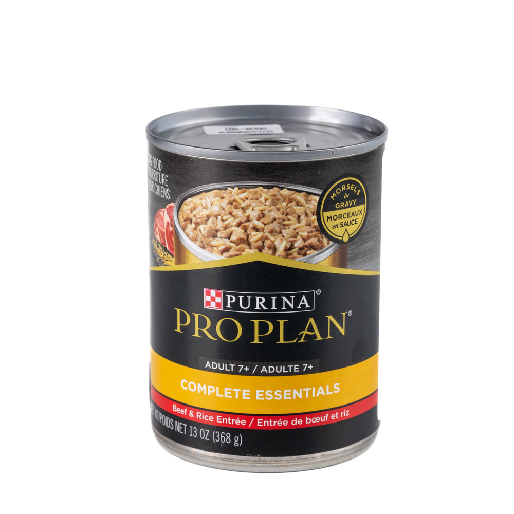 ALIMENTO HUMEDO PARA PERRO SENIOR 7+ LATA CARNE & ARROZ 13 OZ PROPLAN