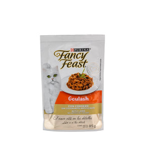 ALIMENTO HUMEDO PARA GATO EN LATA FANCY FEAST GOULASH CORDERO PROPLAN