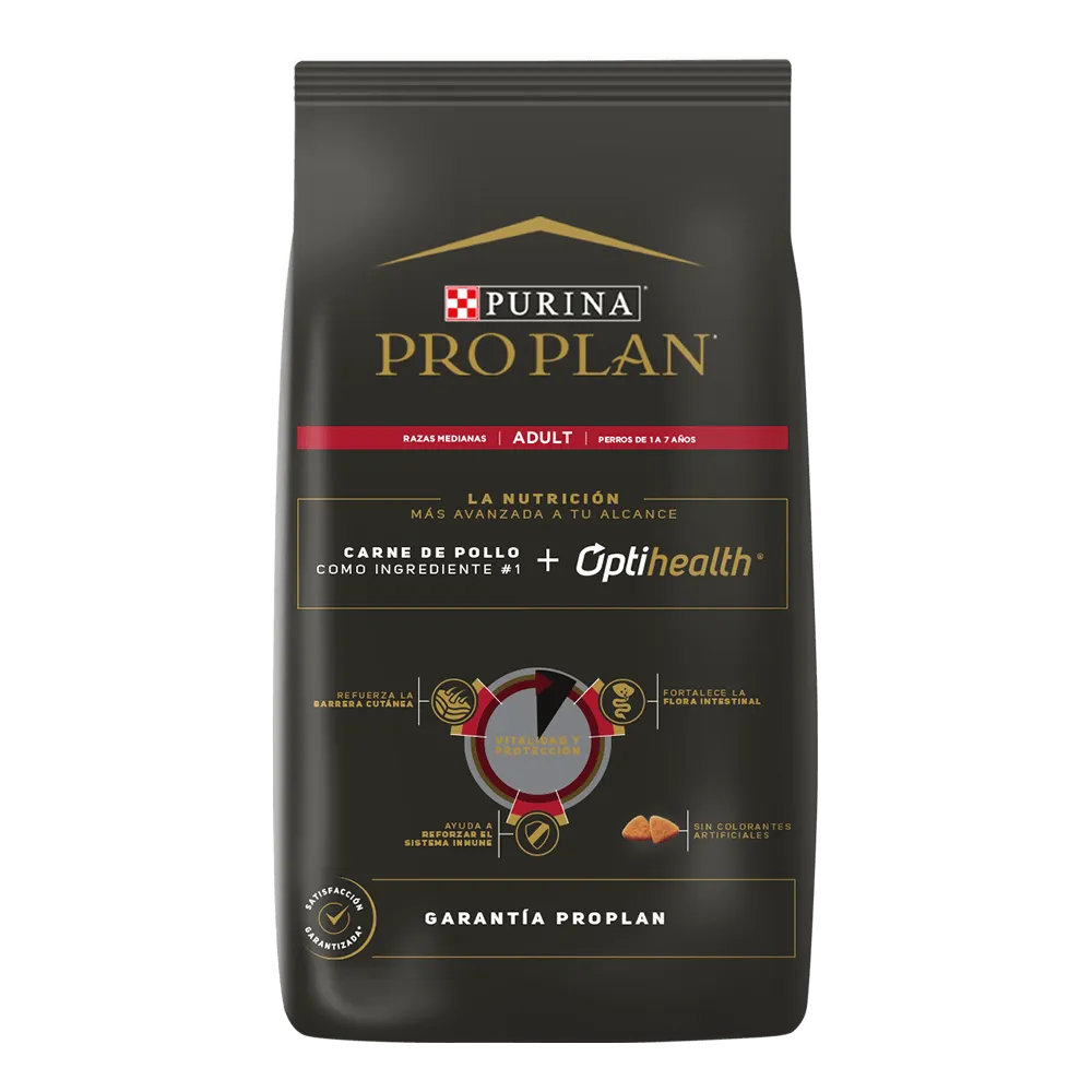 ALIMENTO SECO PARA PERRO ADULTO RAZA MEDIANA 3KG PROPLAN