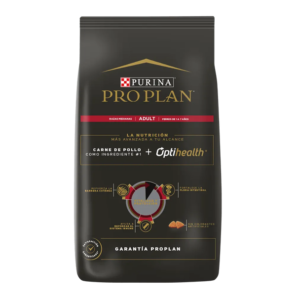 ALIMENTO SECO PARA PERRO ADULTO RAZA MEDIANA 3KG PROPLAN