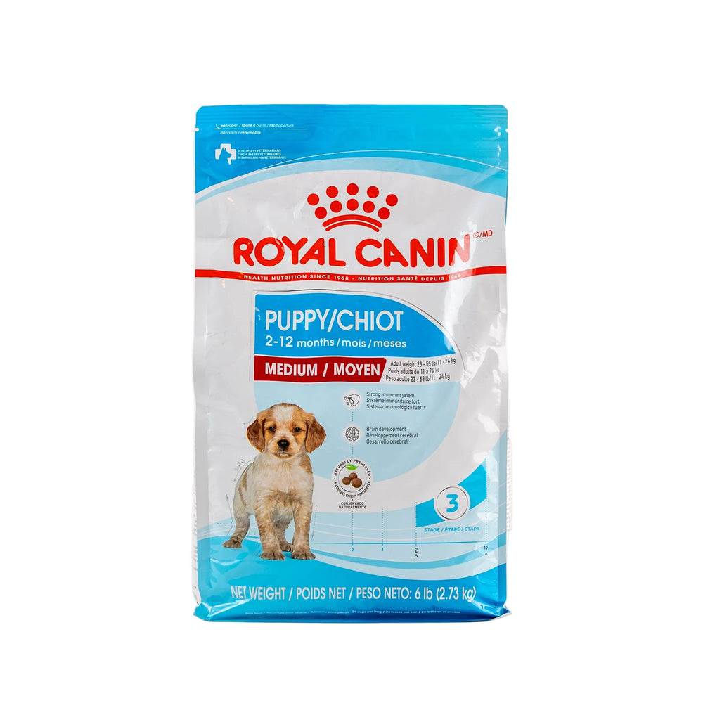ALIMENTO SECO PARA CACHORROS MEDIANOS 2.7KG ROYAL CANIN