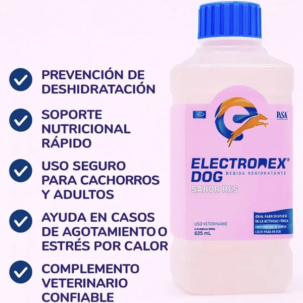 SUERO HIDRATANTE PARA PERRO SABOR RES ELECTRODEX