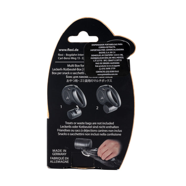 RIGID ATTACHABLE CONTAINER FOR FLEXI RETRACTABLE LEASH