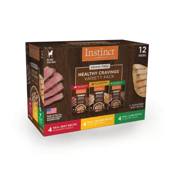HEALTHY CRAVINGS MIX DE RECETAS 12 PIEZAS (RES, POLLO Y CORDERO) (PERROS)
