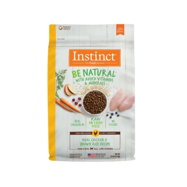 INSTINCT BE NATURAL POLLO 13.3 LB GATO ( 6 KG)