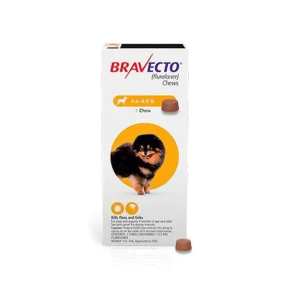 BRAVECTO VERY SMALL 112.5 MG (2-4.5KG) 1 COMP