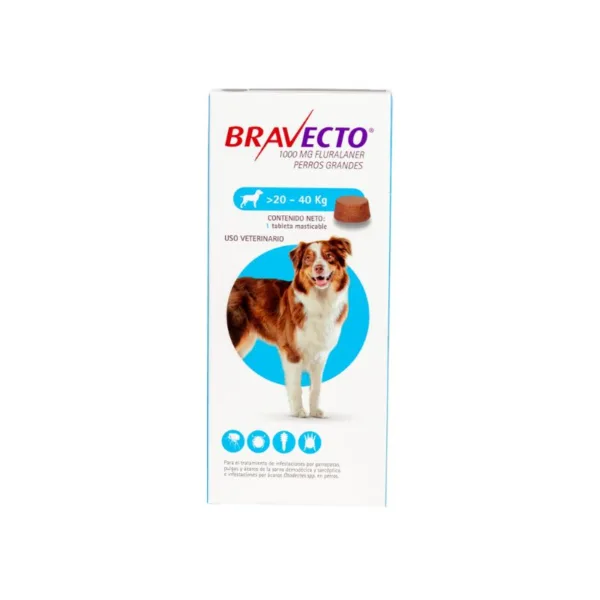 BRAVECTO LARGE 1000MG(20-40KG) 1 COMP