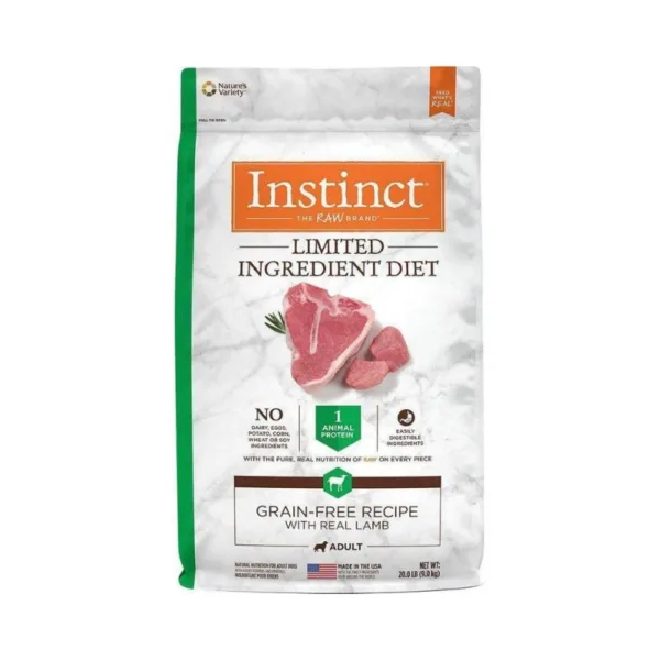 INSTINCT LID CORDERO 20 LB (PERROS)